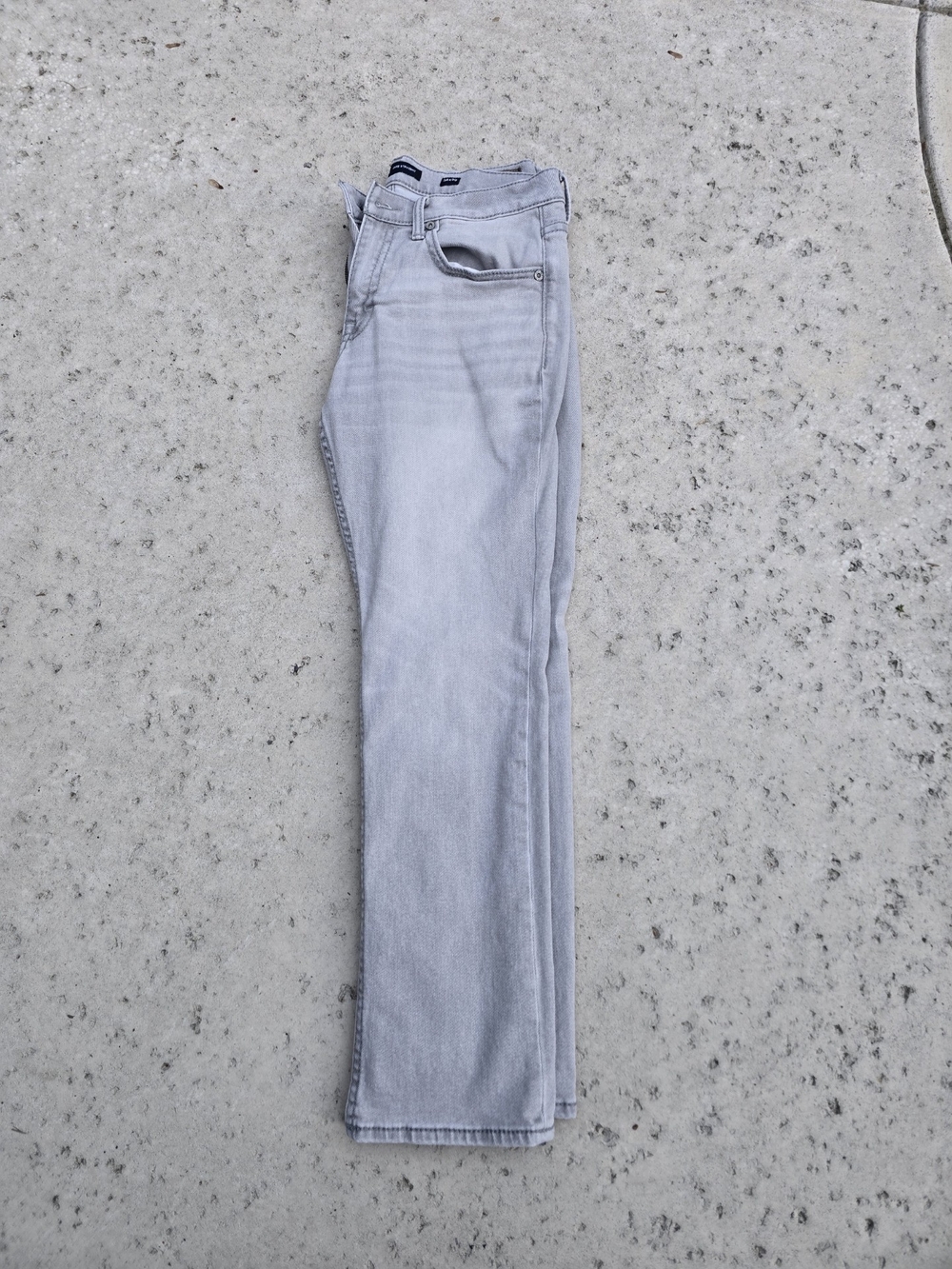 BKE Jake Straight Jeans in Light Gray